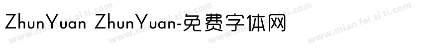 ZhunYuan ZhunYuan字体转换